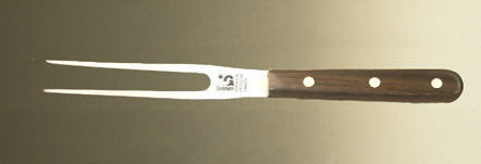 GROHMANN KNIVES- #214FT-6 - 6" Full Tang Chef Fork - Natural Rosewood - $57.00