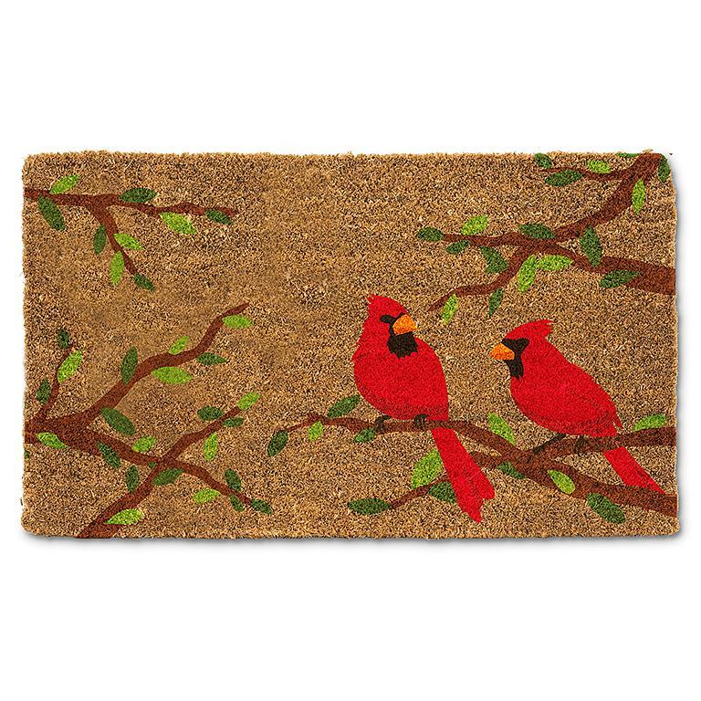 Doormat - Cardinals on Branch