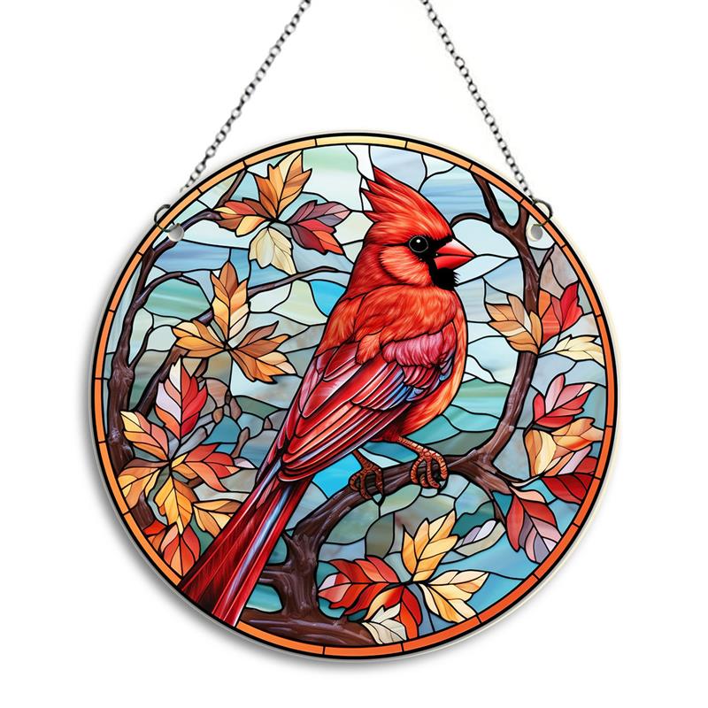 Window Decor Cardinal 6\" Suncatcher