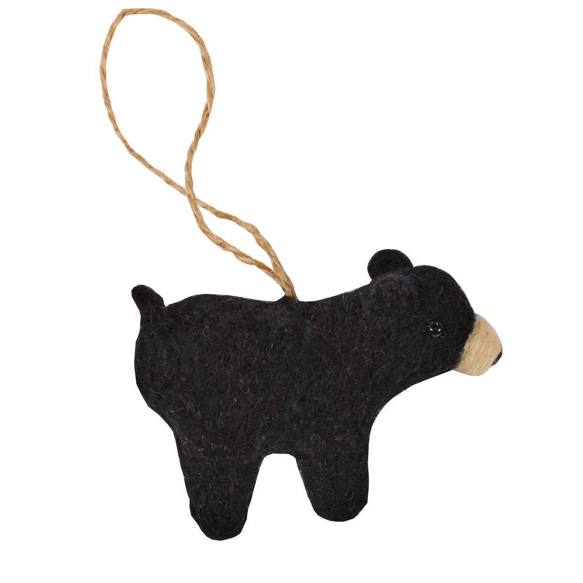 Black Bear Felt Ornament
