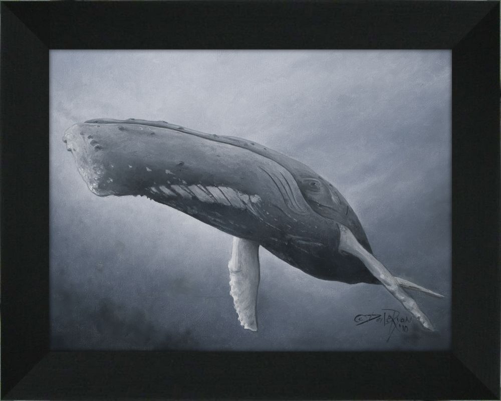 Blue Beauty Canvas Painting