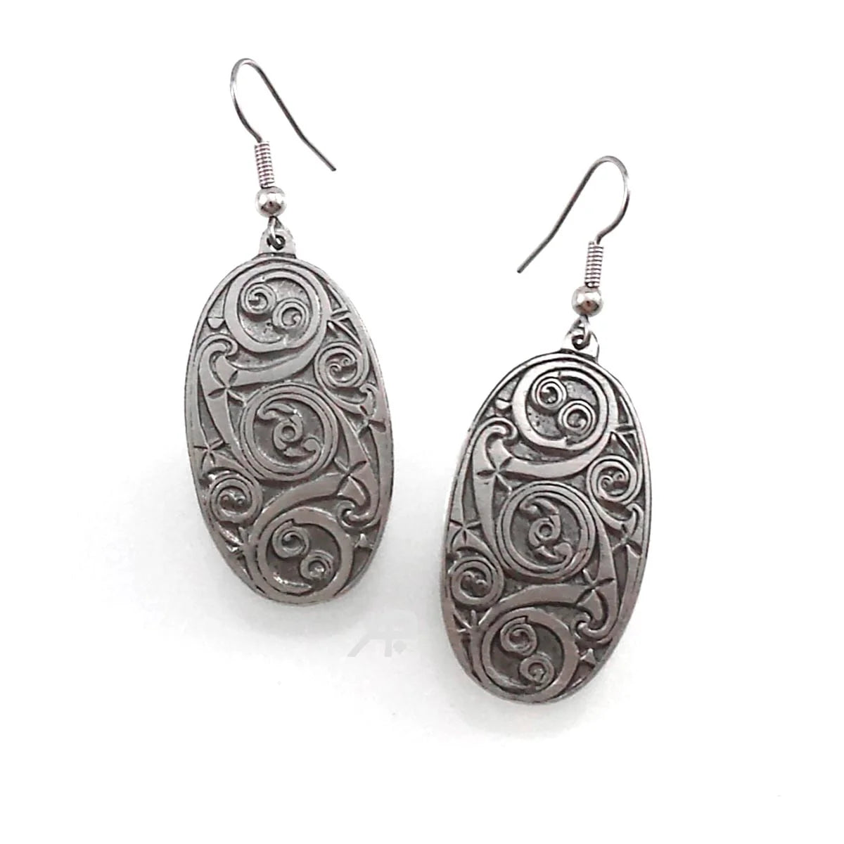 Atlantic Pewter - Large Earrings