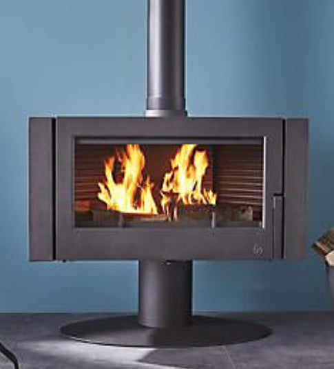 Invicta - Antaya Cast Iron Wood Stove - Floor Model