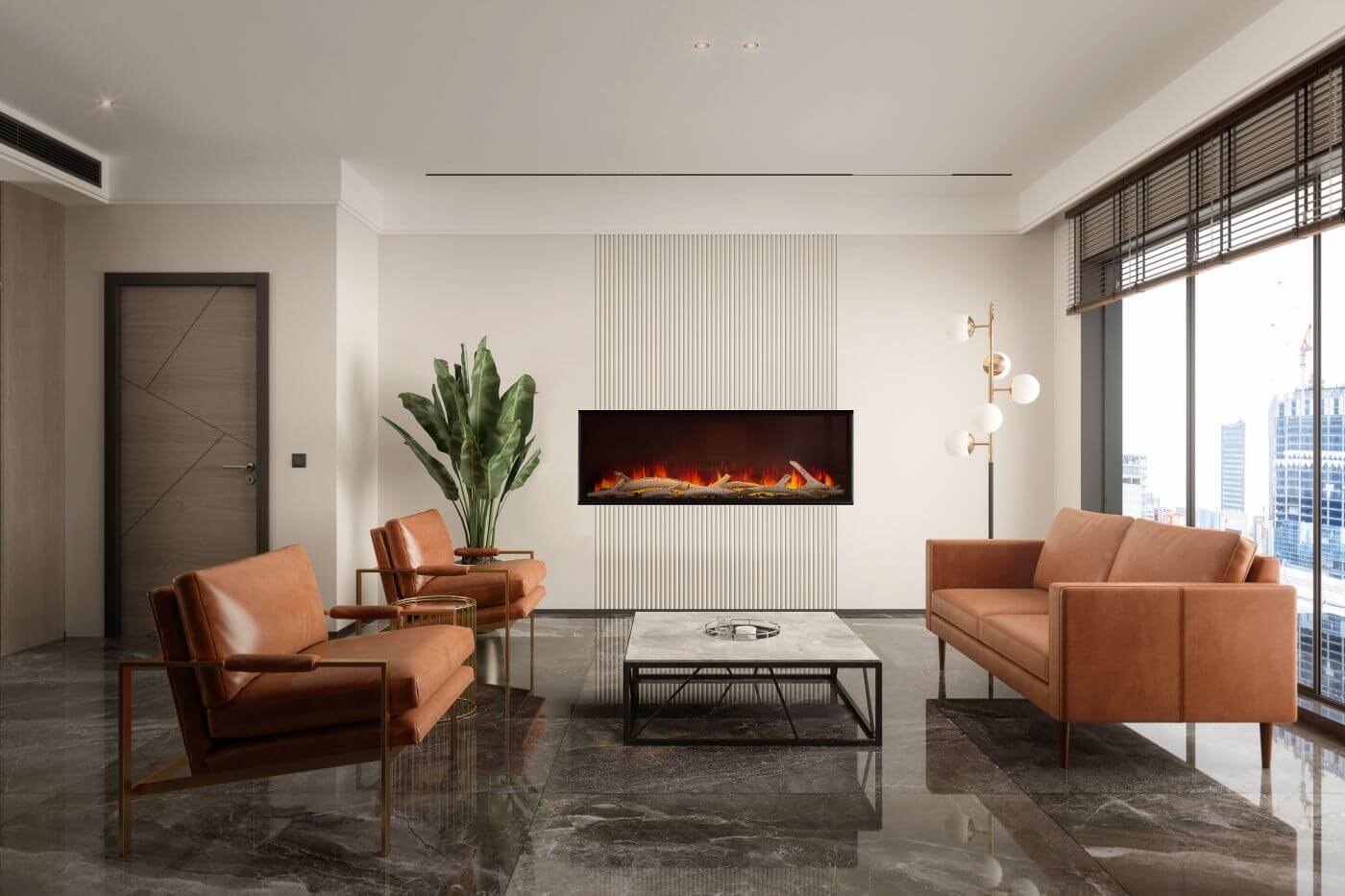 Napoleon - Astound 62" Built-In Electric Fireplace