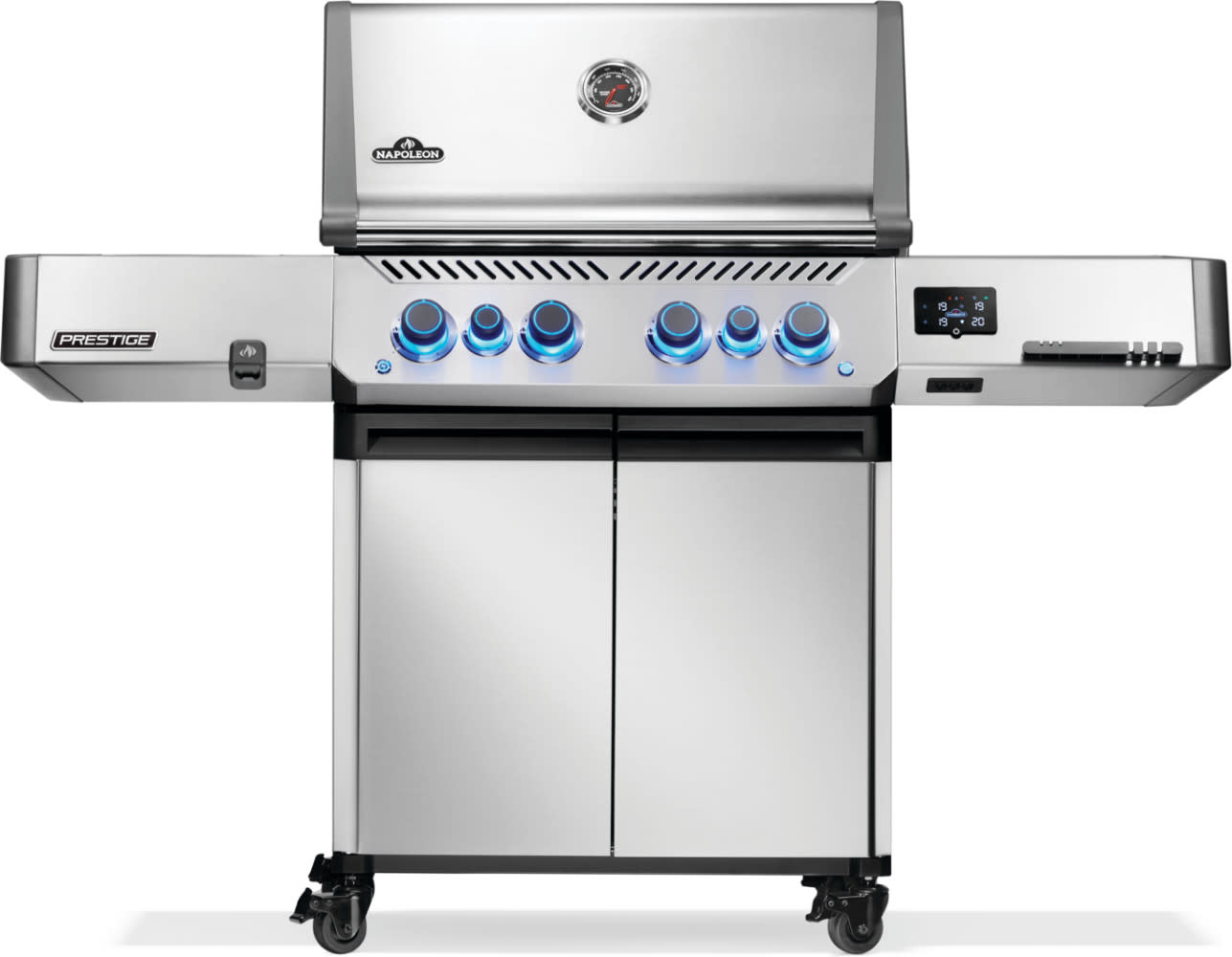 Napoleon Prestige® 500 Connected, Propane Grill with Infrared Side and Rear Burner, Stainless Steel