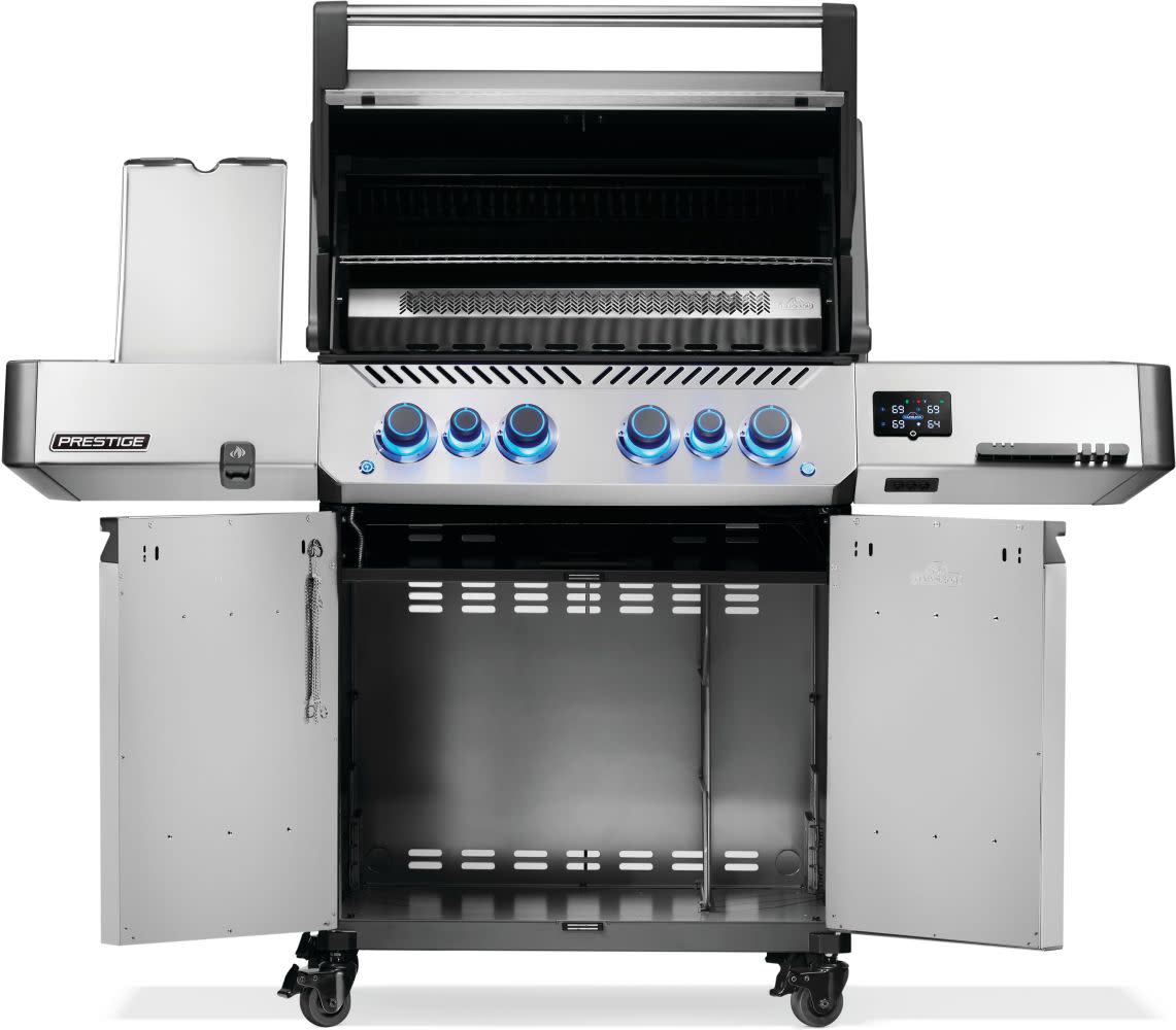 Napoleon Prestige® 500 Connected, Propane Grill with Infrared Side and Rear Burner, Stainless Steel