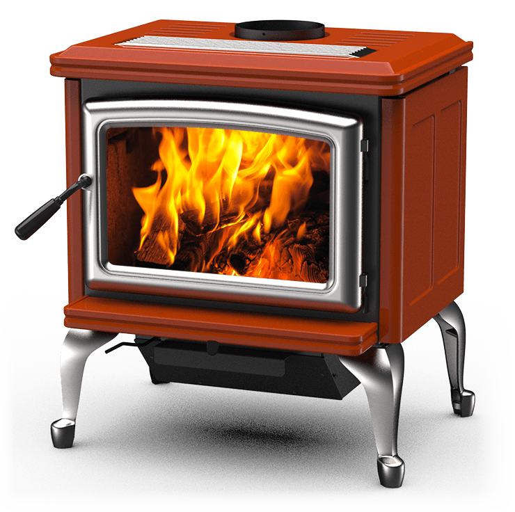 Pacific Energy Vista Classic LE w/nickel legs, door & trivet