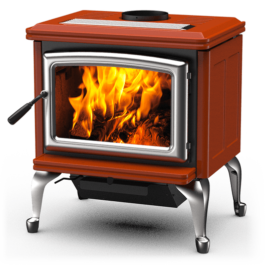 Pacific Energy Vista Classic LE w/nickel legs, door & trivet