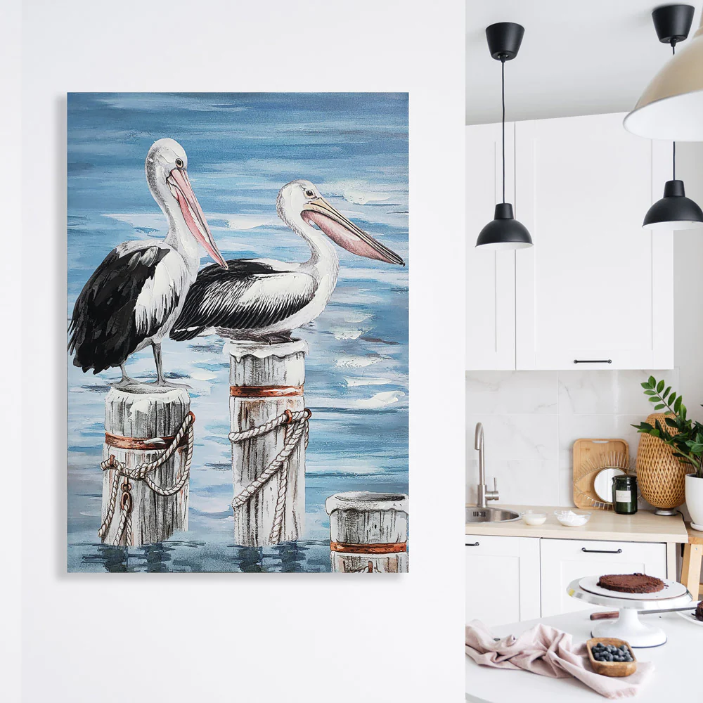Bird's Day on the Beach Painting