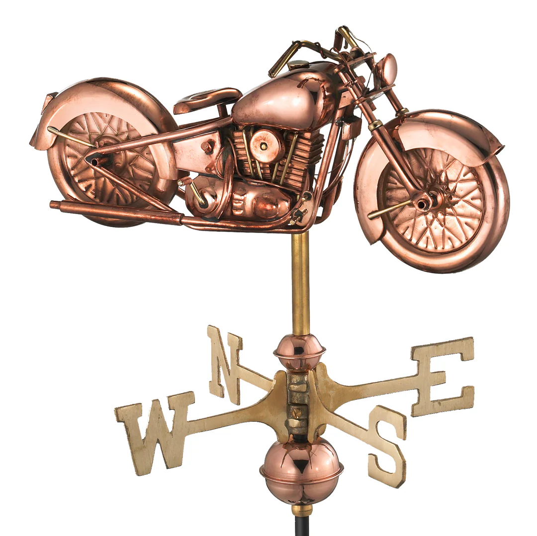 Motorcycle Cottage Weathervane