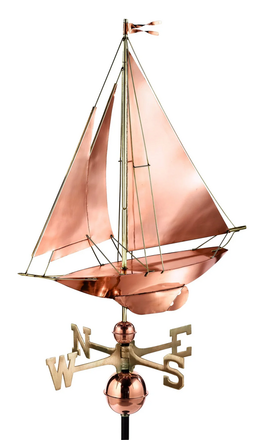 Racing Sloop Weathervane