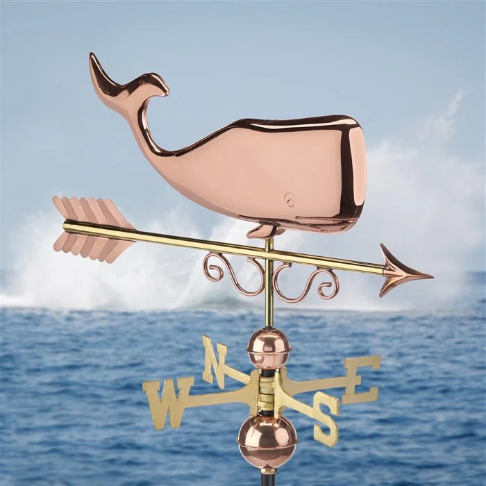 Save the Whales™ Polished Weathervane