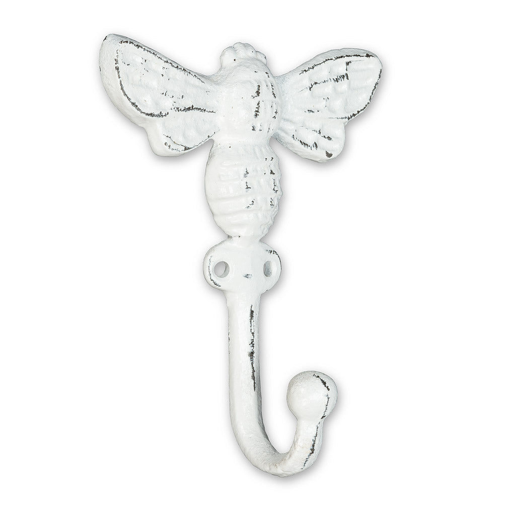 Bee Single Hook -White