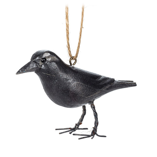 Ornament - Carved Crow