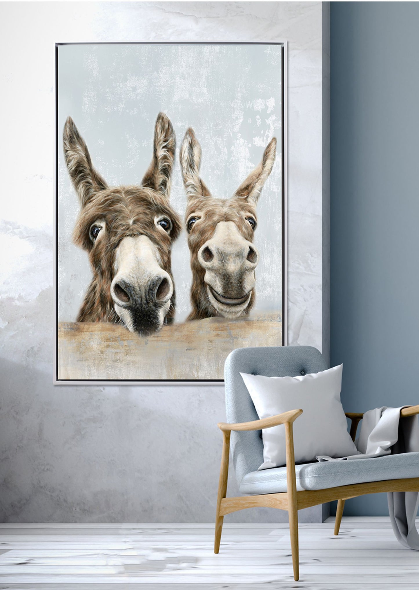 Wall Art - Donkey Pals