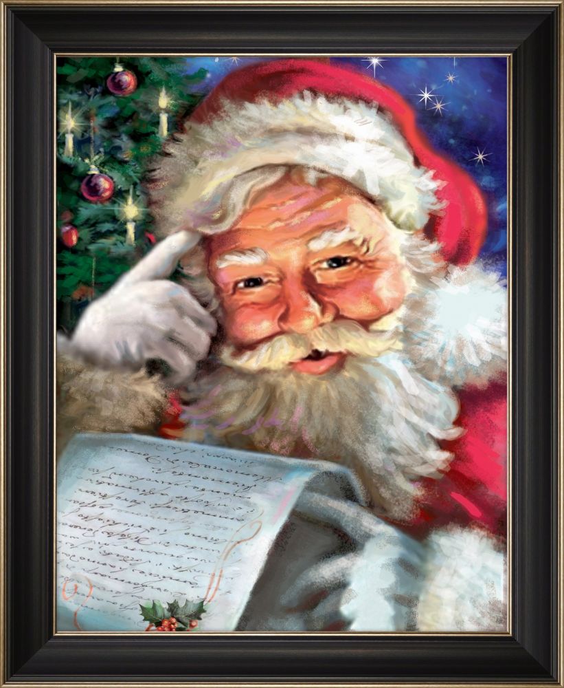 Letter To Santa Canvas Print