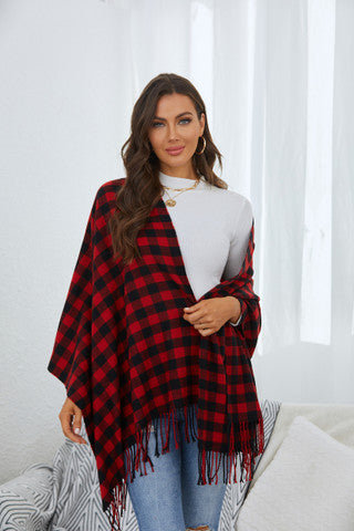 Cashmere Plaid Scarf