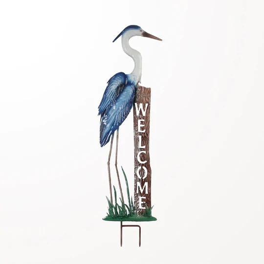 Décor - Blue Heron Welcome Stake
