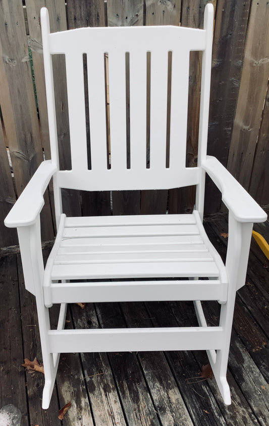 Beaver Springs - Classic Porch Rocker - White