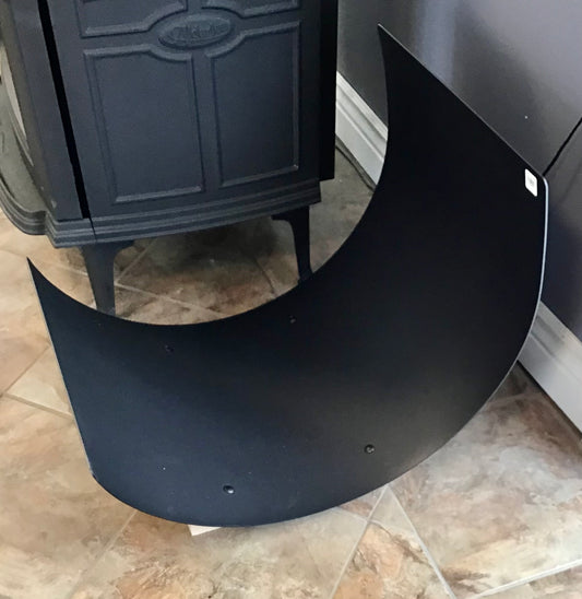 Fusio Log Holder - Half Moon w/ Wood Feet