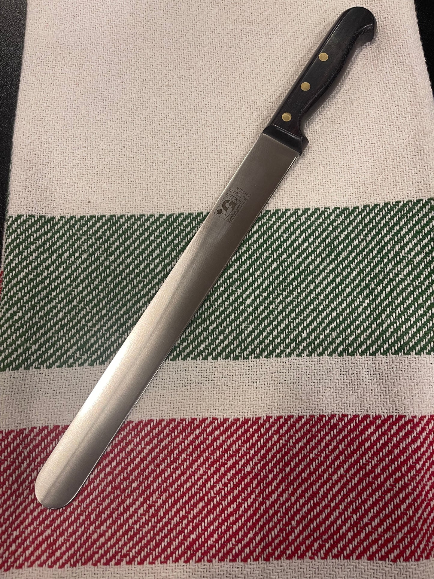 GROHMANN KITCHEN KNIVES  206-12 12" Slicer Rosewood Handle  - $84.00