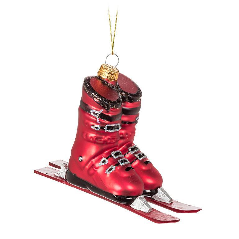 Downhill Skis & Boots Ornament