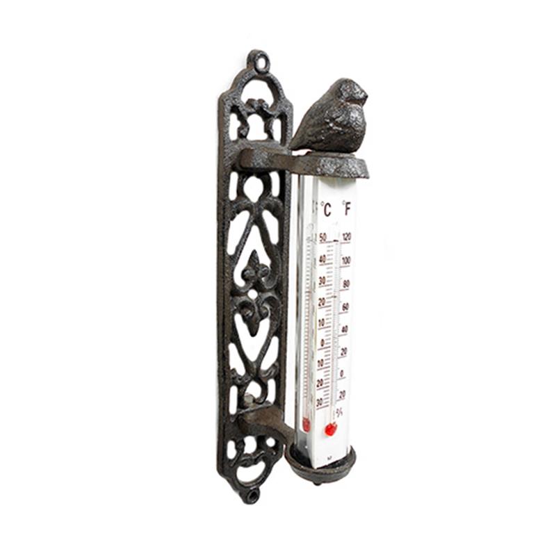 Cast Iron Bird Thermometer