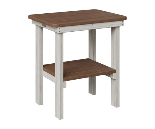 Berlin Gardens RTET2115 Rectangular End Table Dining Brazilian Walnut on Seashell $459.00 plus tax