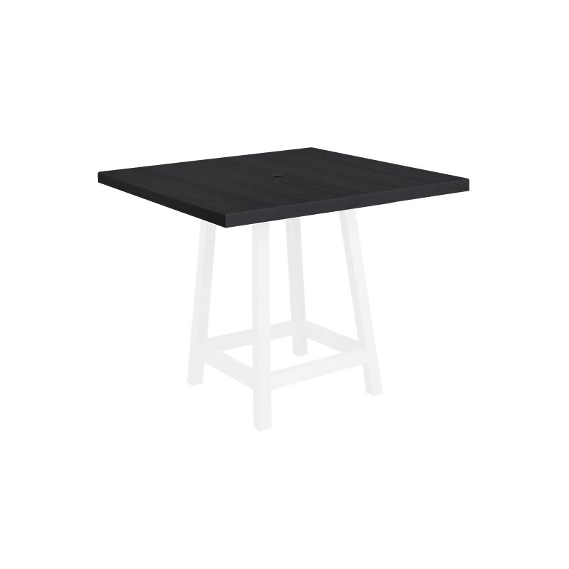 CRP - 40" Dining  Height Square Table - TT13/TB22