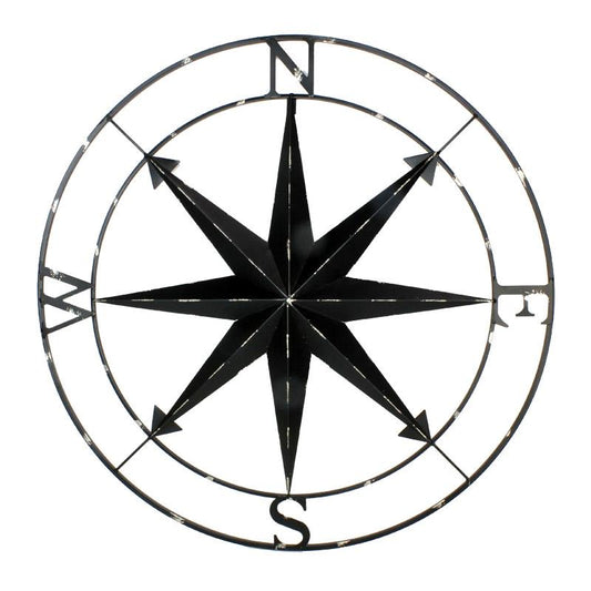 Compass - Large Black Metal