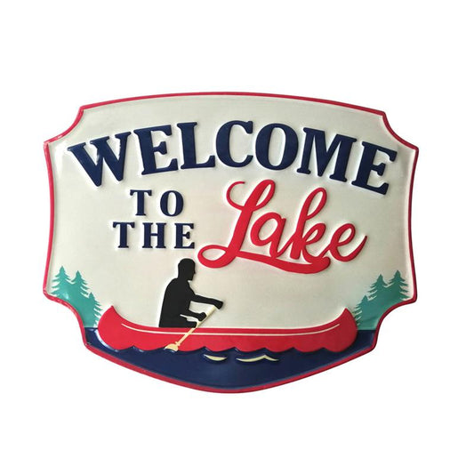 Lake Welcome Sign