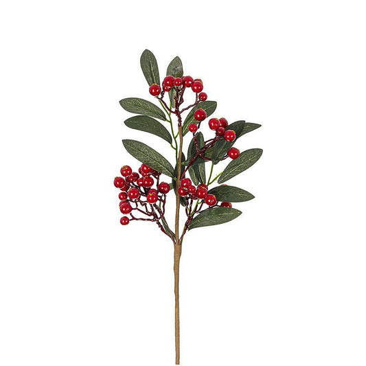 Festive Glossy Berry Pick-15"H