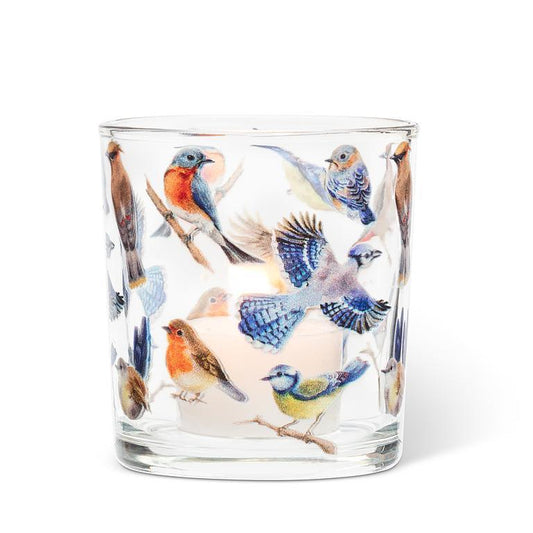 Colorful Birds Votive