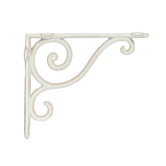 White Scroll Bracket