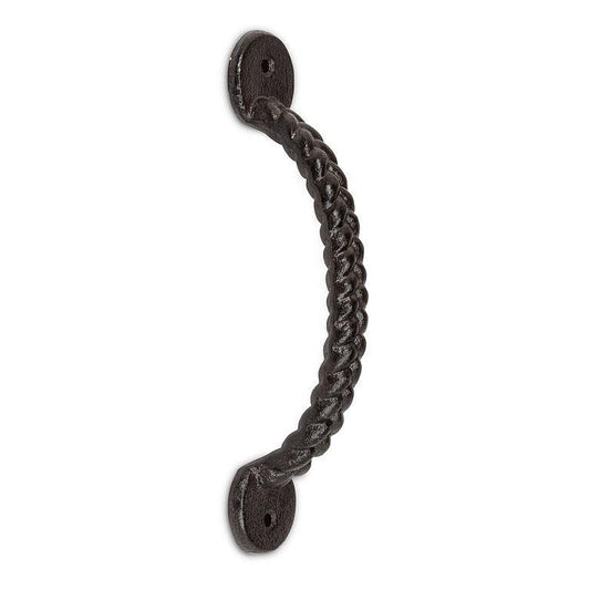 Small Braid  Cast Iron Door Pull