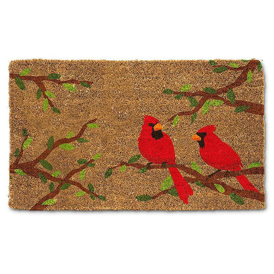 Doormat - Cardinals on Branch