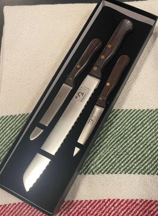 GROHMANN KITCHEN KNIVES -  3 Piece Kitchen Set #2004  $139.00