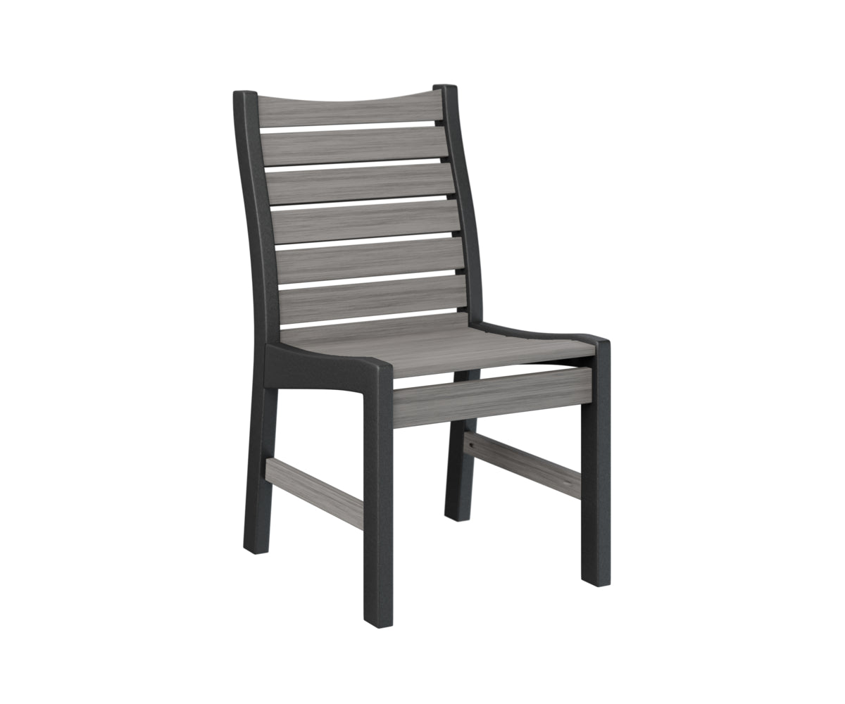 Berlin Gardens Bristol Dining Chair -Driftwood Grey on Black