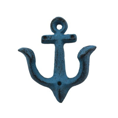Wall Hook -Anchor Blue