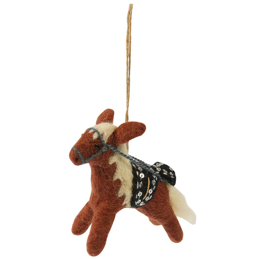 Horse Felt Ornament