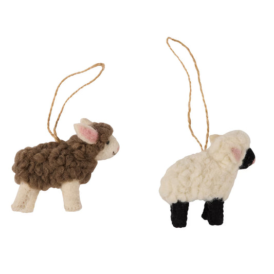 Sheep Felt Ornament