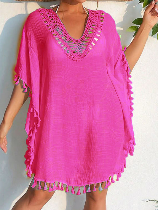 Lace Top W/ Fringes