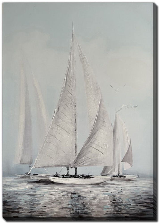 Paintings - Turquoise Sails