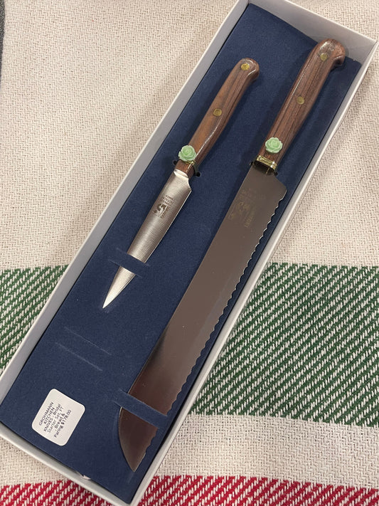 GROHMANN KITCHEN KNIVES - Bridal Starter Set, FT , Bread & Paring $178.00