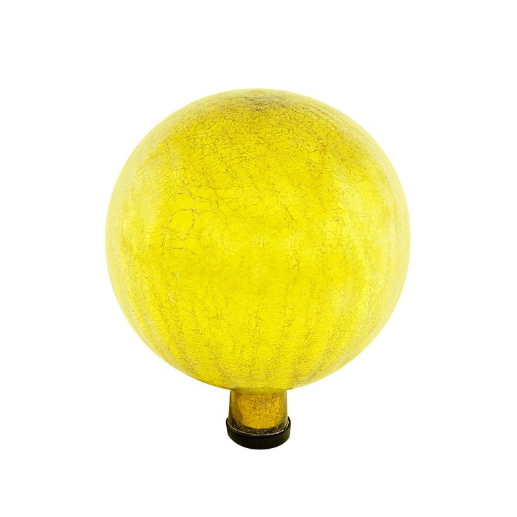 Gazing Ball -10" - Lemon Drop