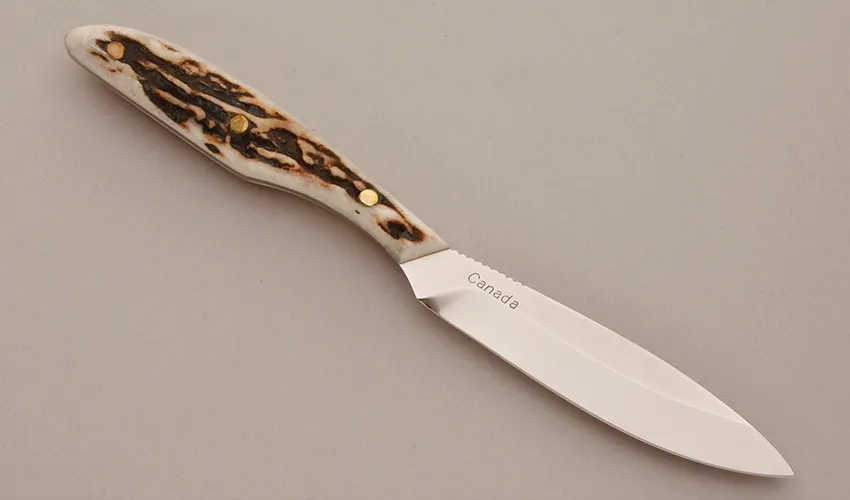 GROHMANN -  H2S - Trout & Bird Staghorn SS Open Sheath - $212.00
