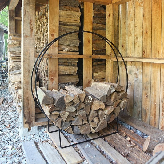 Log Holder - Large Hoop - 48”