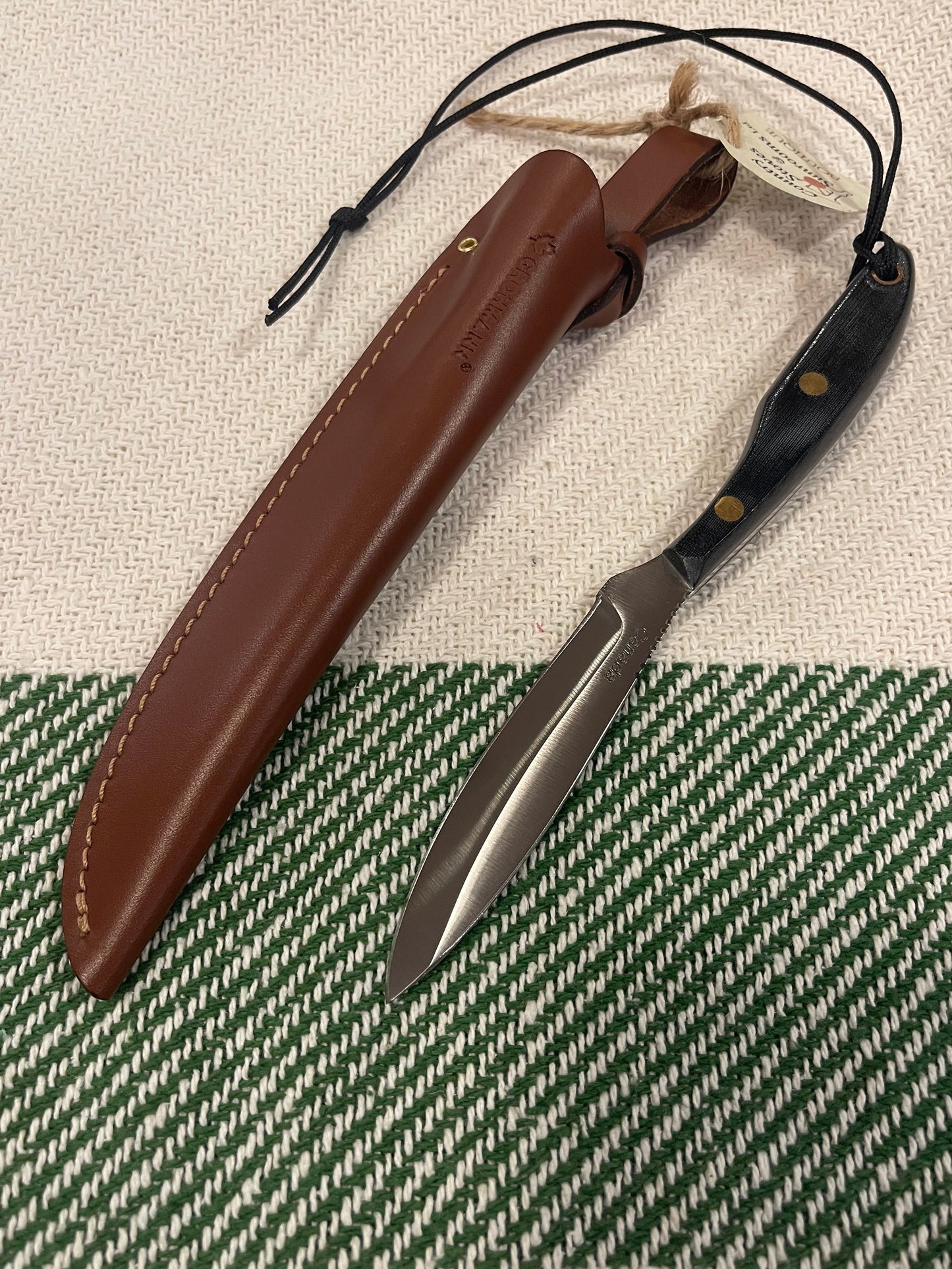 GROHMANN HUNTING-TROUT & BIRD-M2SA  - Micarta -#2 Trout & Bird Knife  $142.00