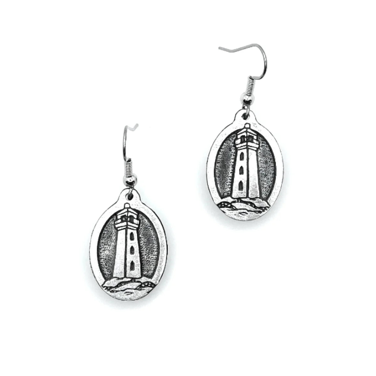 Atlantic Pewter - Small Earrings