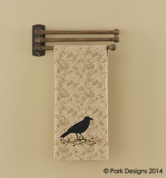 Decor - 3 Prong Wooden Towel Rack